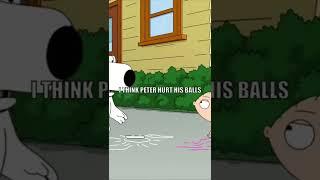 Family guy peter hurt his balls #shorts #familyguy #petergriffin