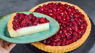 Amazing cherry CHEESECAKE pie