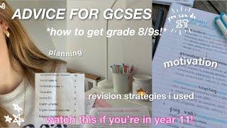 ADVICE FOR GCSE SEASON  revision motivation & how to planorganise *･ﾟ