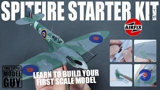 How to start building and painting Scale Models  Airfix Spitfire starter kit  For Beginners