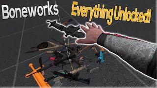 Boneworks EVERYTHING Unlocked SAVE