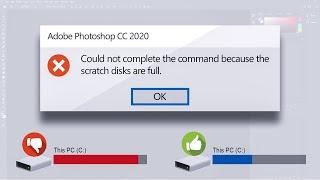 Scratch Disk Full Photoshop  Quick Fix  Windows  Mac