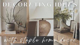 10 Staple Home Decor Pieces With Decorating Ideas  Home Decor Must Haves