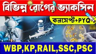 Vaccines for various diseases   বিভিন্ন রোগের ভ্যাকসিন  Science Gk in Bengali 