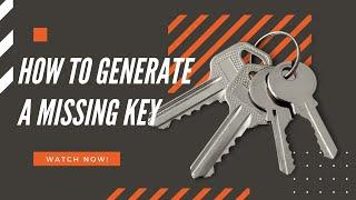 How To Make a Key if its Lost Without a Key Cutting Machine 2022