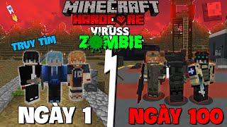 TINNT SURVIVAL 100 DAYS OUT OF THE VIRUS ZOMBIE IN MINECRAFT WITH NEW DEFENSE TEAM