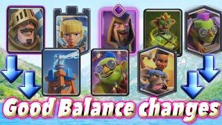 Finally good Balance changes-Clash Royale