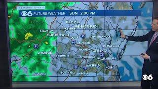 Hour-by-hour look at best chances for seeing showers storms this weekend