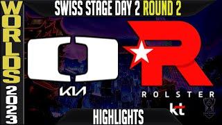 DK vs KT Highlights  Worlds 2023 Swiss Stage Day 2 Round 2  Damwon KIA vs KT Rolster
