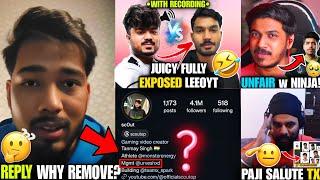 Sc0ut Reply why remove Bio?Juicy Exposed LeeoYT iFlicks on Unfair w Ninja Paji Respect TX Champ🫡