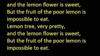 Peter Paul Mary - Lemon Tree with lyrics