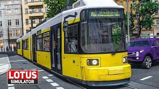 LOTUS Simulator #12 Mit der Straßenbahn M1 durch Berlin  Straßenbahn-Simulator