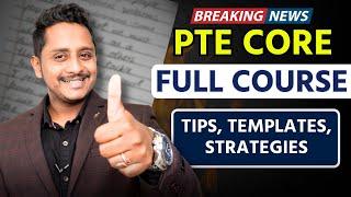 PTE CORE Full Course  Tips Templates Strategies  Skills PTE Academic