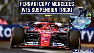 Ferrari To COPY Mercedes W15 Suspension Trick  F1 2024