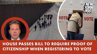 House passes bill to require proof of citizenship when registering to vote