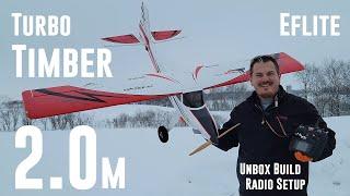 E-flite - Turbo Timber SWS - 2.0m - Unbox Build & Radio Setup