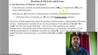 Reactions of Aldehydes and Ketones