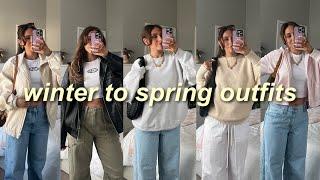 15+ CASUAL WINTER TO SPRING OUTFITS  everyday wearable spring outfit ideas 2024 fashion trends