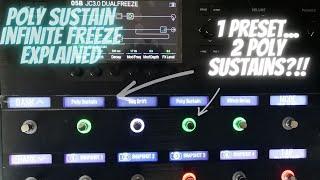 POLY SUSTAIN - two in one preset??  Line 6 Helix Firmware 3.0