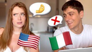 my Italian boyfriend tests my Italian skills