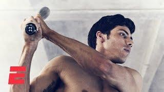 Christian Yelich in the Body Issue Behind the scenes  Body Issue 2019