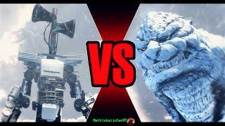 Mecha-Siren Head vs Snow Godzilla Short Animation