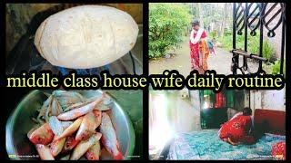 DAILY ROUTINE OF MIDDLE CLASS HOUSE WIFEBENGALI VLOG