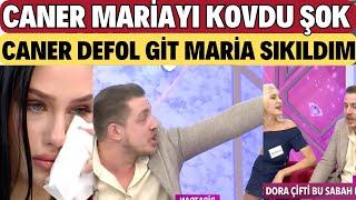 SANA DEĞER CANER MARIA KAVGA ŞOK MARIA KOVDU DEFOL GİT BE YETER MARIA STÜDYOYU TERK ETTİ