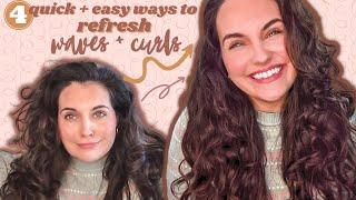 4 Easy Ways to Refresh Wavy Curly Hair Based On What Your Hair ACTUALLY Needs