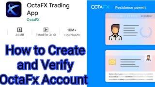 How To Create OctaFx Account In Mobile and Verify OctaFx Account  Create OctaFx Account on mobile