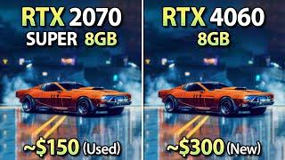 RTX 2070 Super vs RTX 4060 - Test in 12 Games 1080p