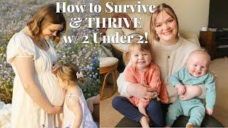 Tips & Advice for Two Under 2  1-2 Kid Transition + Sharing My Experience 2 Under 2 Survival Guide