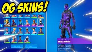 CHAPTER 1 SEASON 1 Locker Showcase... Rarest Skins from OG Fortnite