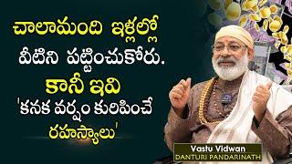 చాలామంది ఇళ్లల్లో వీటిని పట్టించుకోరు.కానీ ఇవి కనక వర్షం కురిపించే రహస్యాలు Danturi Pandarinath