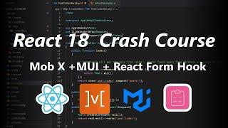 React 18 Crash Course 2023 - Project Based POS - Point Of Sale with MobX MUI React Hook Form