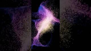 Blender 3D abstract particles