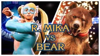 R. Mika vs Bear - Street Fighter Animation