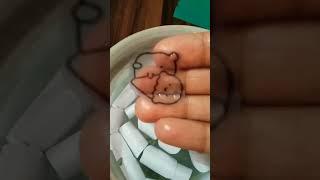 how to make transparent stickers#shorts #art #craft #transparent #cute #kawaii #sticker #asmr #army