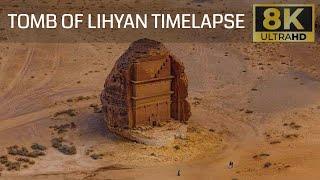 Explore The Tomb Of Lihyan in Al Ula Saudi Arabia In This 8k Timelapse from sunset to the milky way