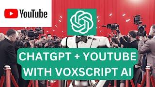 ChatGPT + YouTube with Voxscript AI Plugin. ChatGPT Plugin Review.