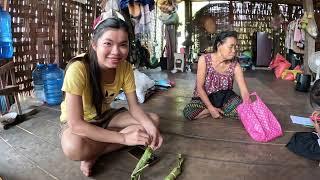 เลาะบ้านสาวลาว บ้านยูทูปเบอร์ แบ่งปันของฝากจากอ้ายฝั่งไทย