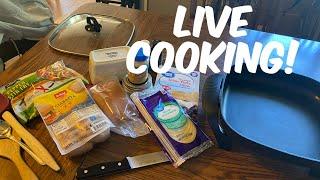 Cooking LIVE. Cheesesteaks