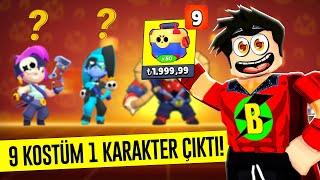 2000TL MEGA KUTU ALDIM 9 KOSTÜM 1 KARAKTER ÇIKTI  Brawl Stars