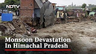 Himachal Flood Updates Rain Fury Continues In Himachal Heavy Rain Alert Issued For 8 Districts