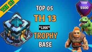 *TOP 5* NEW TH 13 LEGEND BASE WLINK  ANTI 2 STAR WAR BASE 2020 - Clash Of Clans