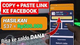 Mendapat 37 Dollar Sehari Dengan Cara Copy Paste Link ke Facebook - Cara Dapat Uang Dari Internet