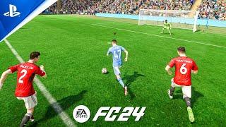 FC 24  Man City vs Man United - PRO Camera Gameplay  4K