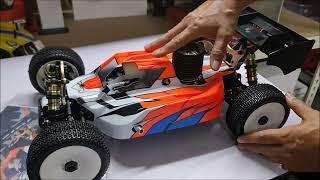 New Serpent SRX8 nitro buggy 18 unboxing and test