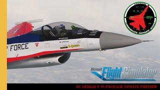 SC Design F-16 Package Update Preview  Microsoft Flight Simulator