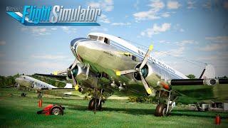 A Superb Upgrade  British Midland DC3 - Full Flight  Duckworks Mod  Microsoft Flight Simulator